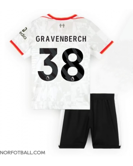 Billige Fotballdrakt Liverpool Ryan Gravenberch #38 Replika Tredjedraktsett Barn 2024-25 Kortermet (med bukser)